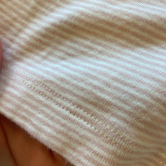 BRANDY MELVILLE light pink striped boxer shorts - Picture 4 of 6